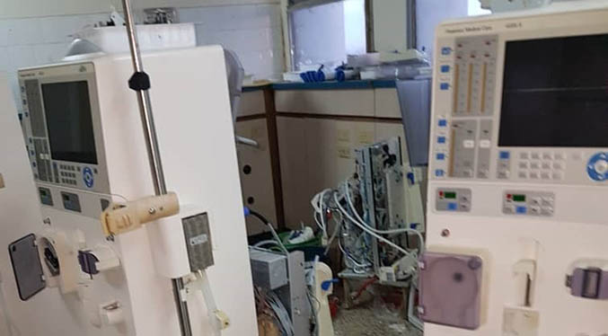 Pacientes renales denuncian “cementerio” de máquinas de diálisis en el Sahum