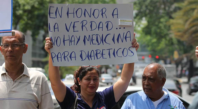 El 76 % de los diabéticos de Zulia, Monagas y Distrito Capital no tiene para medicamentos