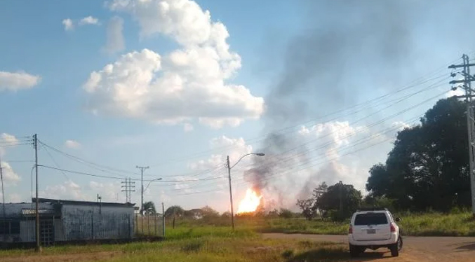 Reportan explosión en la planta de inyección de gas en Monagas