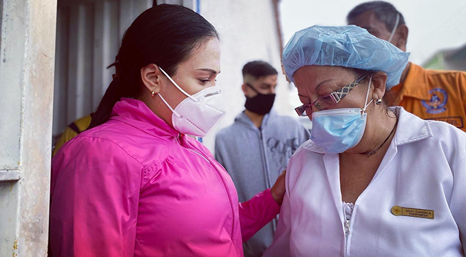 Laidy Gómez denuncia discriminación trabajadores de Corporación de Salud durante la vacunación