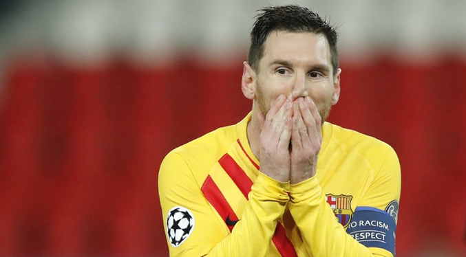 Messi y Barcelona capitulan en octavos ante PSG