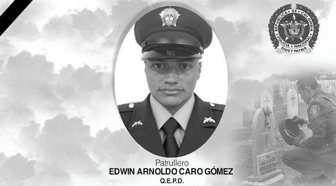 Señalan a venezolano de asesinar a patrullero en Colombia