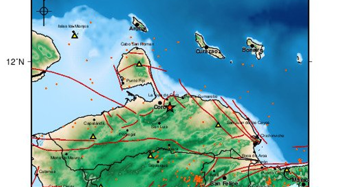 Ciudadanos reportan sismo de mediana intensidad en Coro