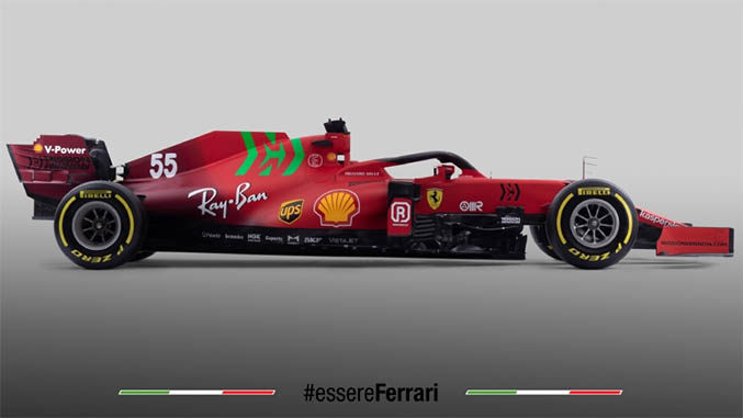 Ferrari presenta su nuevo monoplaza para la temporada 2021