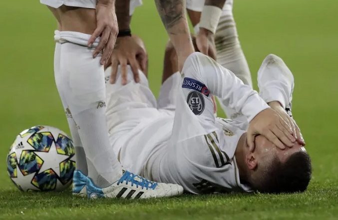 Real Madrid: Hazard se lesiona otra vez