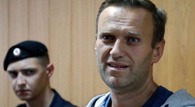 Líder de la oposición rusa Navalni está declarado en huelga de hambre