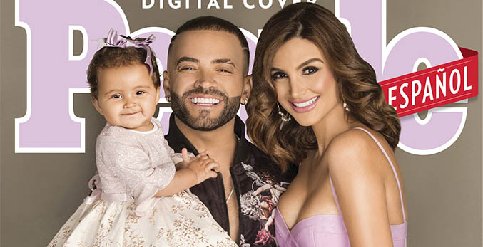 Nacho posa con Melany y su pequeña hija para la portada de People en Español  (fotos)