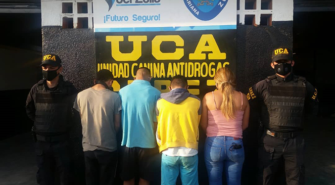 UCA – CPBEZ desarticula banda distribuidora de drogas en Pomona