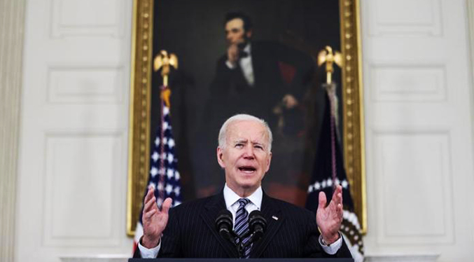 Biden defenderá ante el Congreso que EEUU “vuelve a estar en marcha”