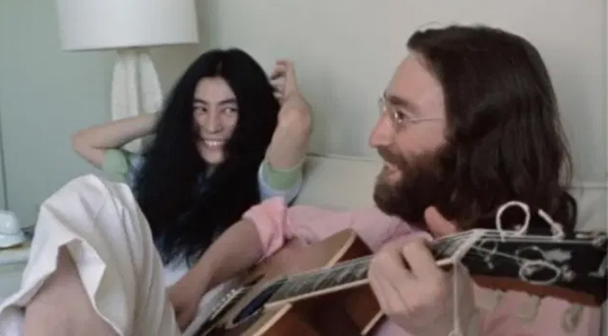 Publican video inédito de John Lennon y Yoko Ono