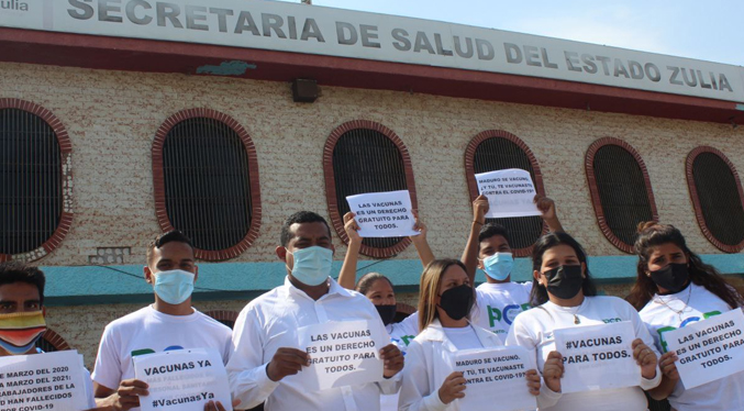 Juventud del PCD exige a la Secretaría Regional de Salud vacunas contra el COVID-19