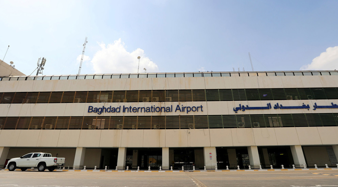 Tres misiles impactan cerca del aeropuerto de Bagdad