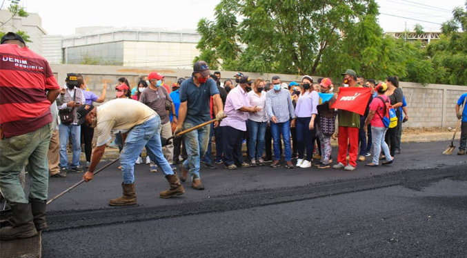 Alcaldía de Maracaibo inicia la iluminación y el asfaltado del corredor vial Jean Carlos Martínez