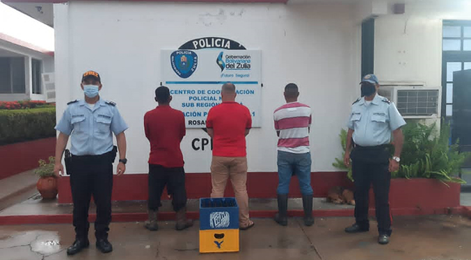 Policía de Zulia los apresa por ingerir licor en vía pública durante la cuarentena