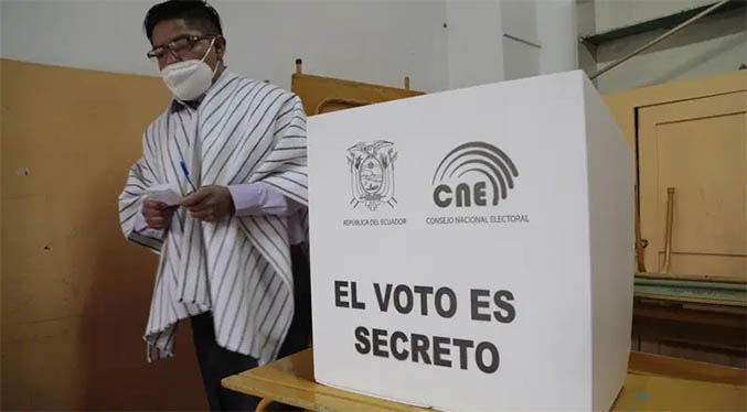 A esta hora: Participación en presidenciales de Ecuador es de 45,34 %