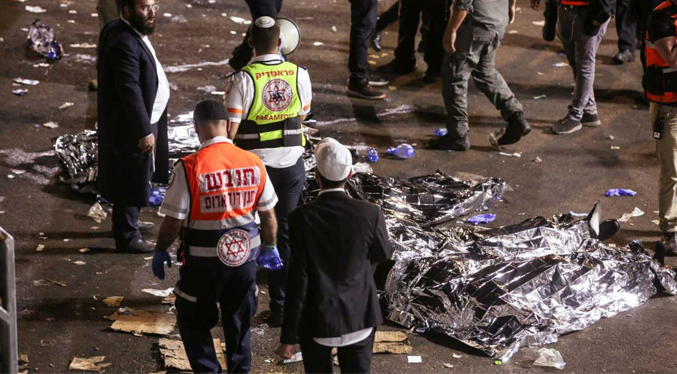 Al menos 44 personas mueren durante una estampida humana en Israel