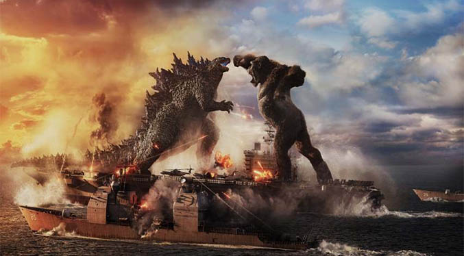 «Godzilla vs. Kong» reina por tercera semana seguida en los cines de EEUU