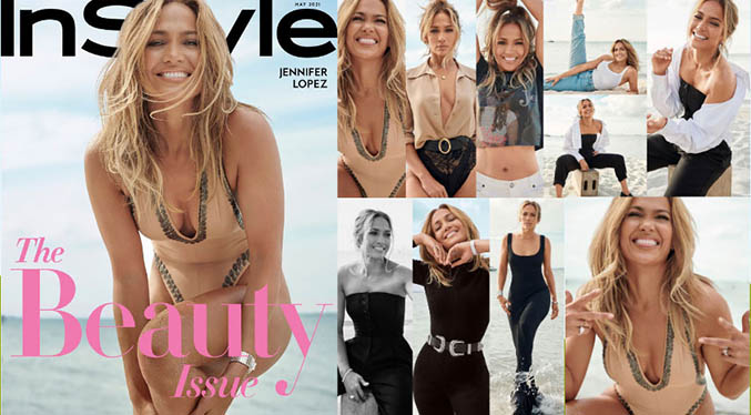 JLO exhibe sus curvas en portada de «Instyle» magazine