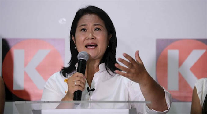 Keiko Fujimori avanza hacia la segunda posición en las elecciones peruanas