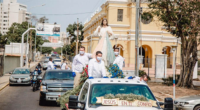 Detalles del recorrido de Jesús de la Divina Misericordia por Maracaibo este 11A