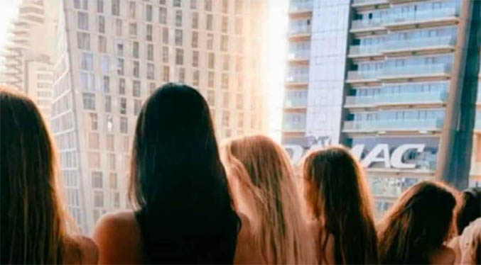 Escándalo en Dubai por desnudos de mujeres en un balcón para grabar video (Foto)