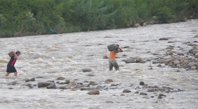 Un abuelo y sus dos nietos mueren al intentar cruzar el río Táchira