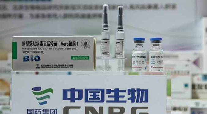 Funcionario: Las vacunas chinas tienen una efectividad baja