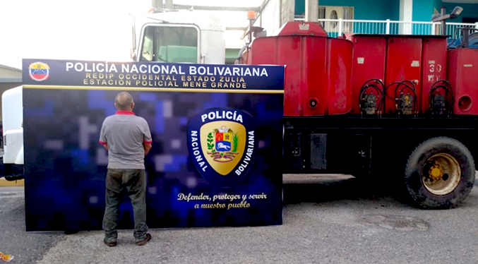 PNB retiene vehículo con gasoil contrabandeado