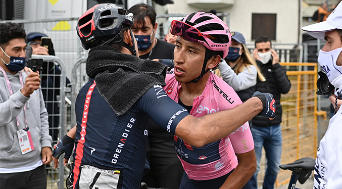 Bernal sentencia la general y Caruso gana la etapa reina