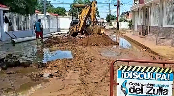 Gobernación rehabilita sistema de aguas servidas en el sector La Silva