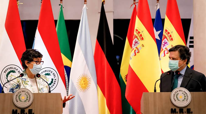 González Laya cierra su gira en Suramérica con un mensaje «positivo» del Mercosur