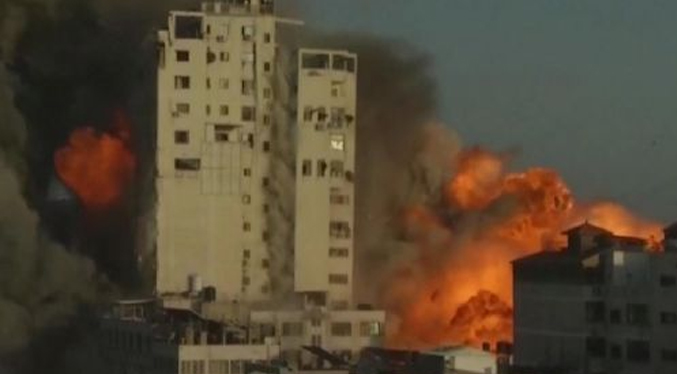 Israel bombardea la residencia del líder de Hamás en la Franja de Gaza