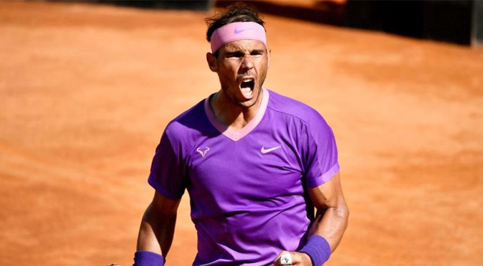 Rafael Nadal clasifica para la final del Masters 1.000 en Roma