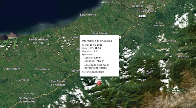 Registran sismo de 3.0 de magnitud en Mérida