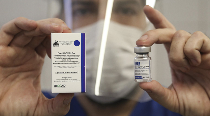 Rusia registra la vacuna anti COVID-19 monodosis Sputnik Light