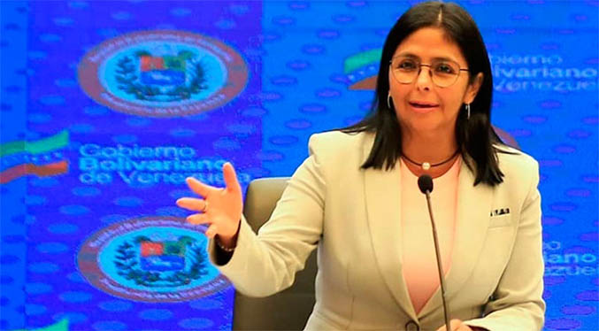 Delcy Rodríguez: Finalmente el diálogo político empieza a dar frutos concretos