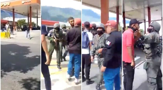 Confrontación en estación de servicio en Caracas: «Vamos a matarnos uno por uno» (Videos)