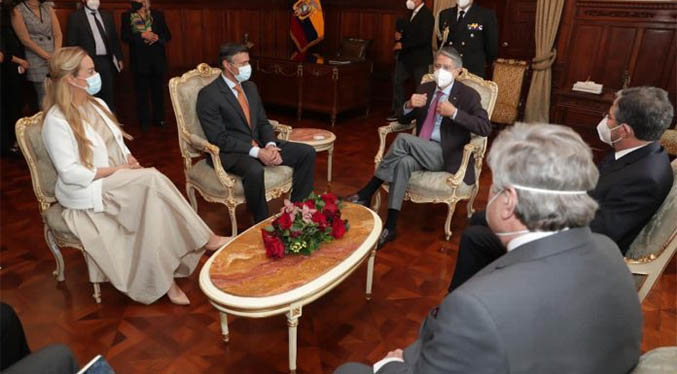Presidente de Ecuador se reunió con Leopoldo López