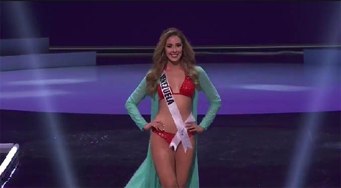 Mariángel Villasmil deslumbra en traje de baño y gala en preliminar del Miss Universo