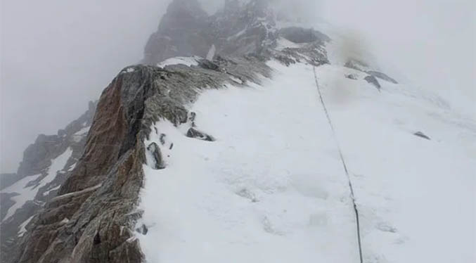 Recuerdan cuando el Pico Humboldt se vistió de blanco (Foto)
