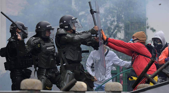 UE condena la violencia contra los manifestantes en Colombia