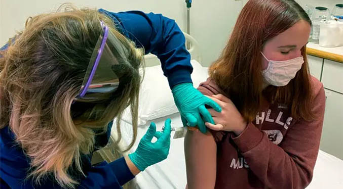 EEUU prevé autorizar el uso de la vacuna de Pfizer en niños de 12 a 15 años