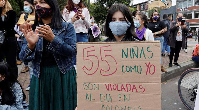 Defensoría del Pueblo de Colombia reporta 87 casos de violencia de género durante protestas
