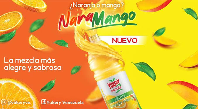 Yukery presenta la mezcla más alegre y sabrosa con su nuevo sabor Naramango
