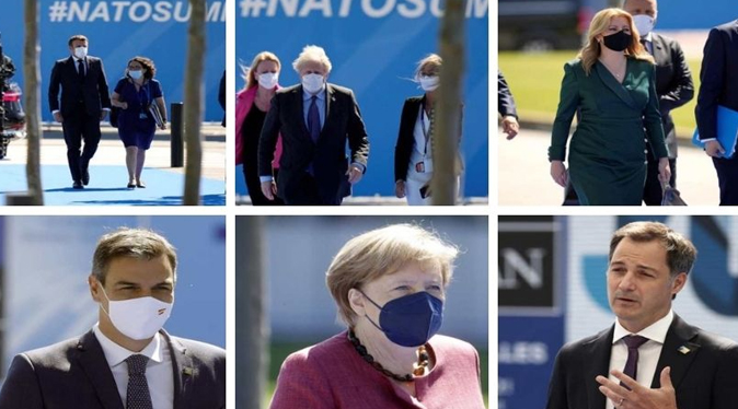 Líderes de la OTAN llegan a la cumbre en Bruselas