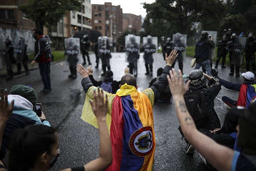 La violencia en las protestas colombianas deslegitima sus causas