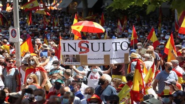 Piden en Madrid no indultar a independentistas catalanes