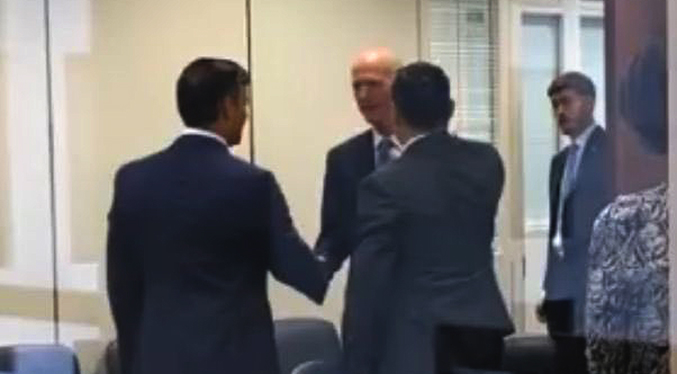 Rick Scott recibe a Leopoldo López y otros delegados de oposición venezolana
