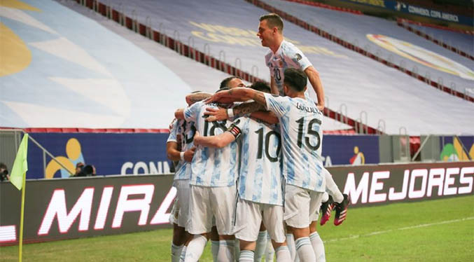 Argentina anticipa su clasificación a cuartos de final de la Copa América
