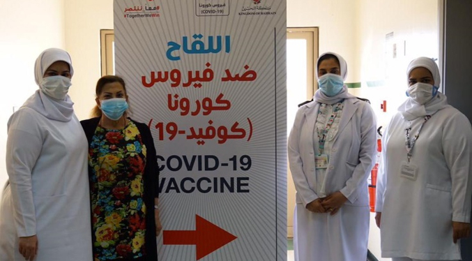 Bahrein aplica dosis de Pfizer a inoculados con vacuna china